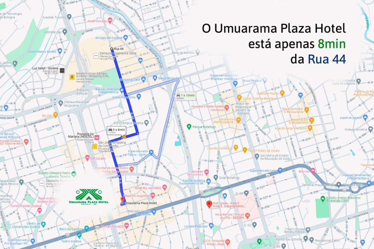 Umuarama Plaza Hotel By Castelo Itaipava Гояния Экстерьер фото